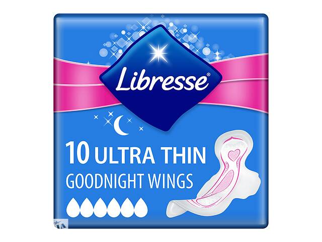 продам Прокладки женские гигиенические Libresse Ultra Goodnight Soft, 6 капель 2.8 мм, 10 шт бу в Киеве продам Прокладки женские гигиенические Libresse Ultra Goodnight Soft, 6 капель 2.8 мм, 10 шт бу в Киеве