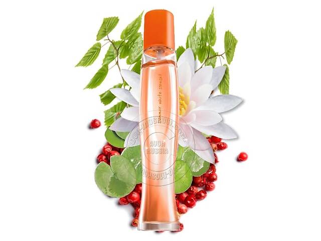 Женская туалетная вода Avon Summer White Sunset 50мл Восточный цветочный аромат Приятный летний парфюм фруктовая нотка