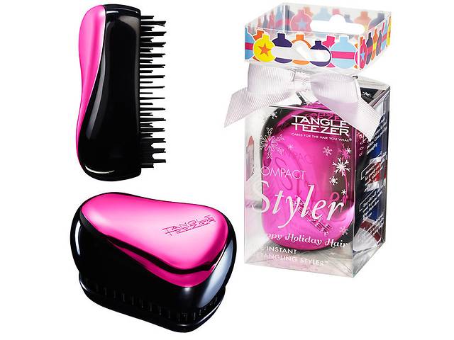 Расческа с крышкой Tangle Teezer малиновый блеск