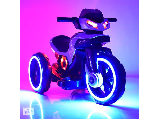 Детский мотоцикл BAMBI M 3927-1 белый