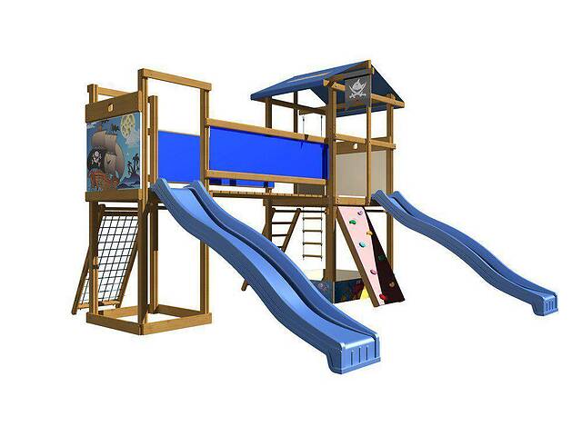 Детская игровая площадка для улицы / двора / дачи / пляжа SportBaby-11 SportBaby
