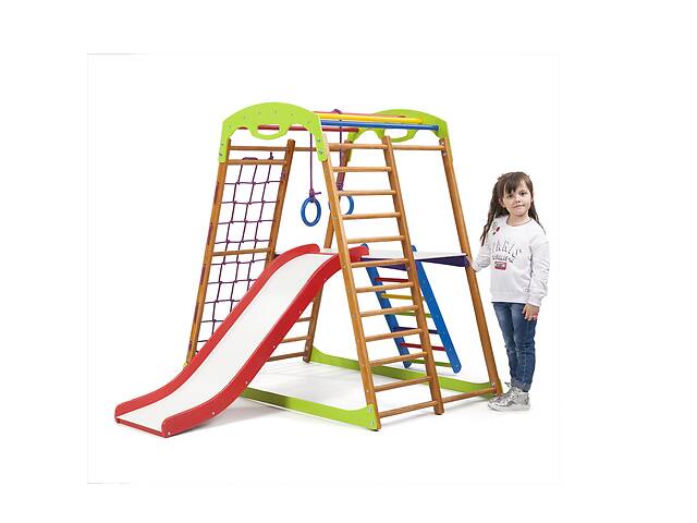 SportBaby Детский спортивный комплекс для дома BabyWood Plus 2