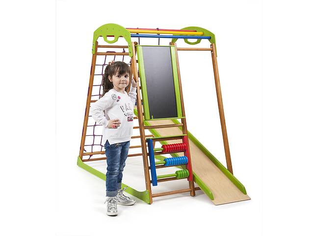 SportBaby Детский спортивный комплекс для дома BabyWood Plus