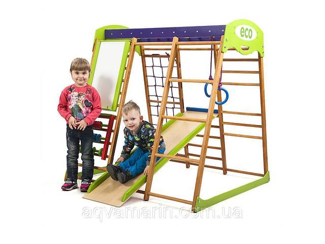 Детский спортивный комплекс для квартиры «Карамелька» SportBaby