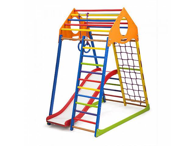 Дитячий спортивний комплекс SportBaby KindWood Color Plus 1