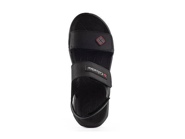 Детские босоножки кожаные летние черные CrosSAV Boy 218 Black