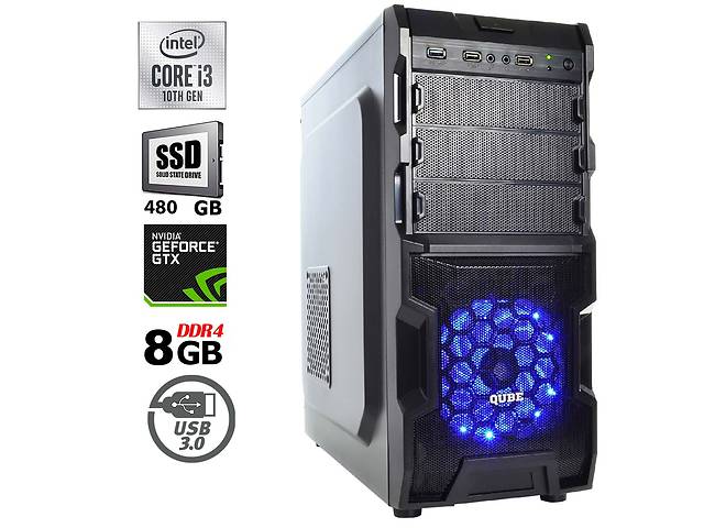 Новый компьютер ARTLINE Gaming X31v16 / Intel Core i3-10100F (4 (8) ядра по 3.6 - 4.3 GHz) / 8 GB DDR4 / 480 GB SSD...