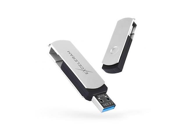 USB флеш накопитель eXceleram 64GB P2 Series White/Black USB 3.1 Gen 1 (EXP2U3WHB64)