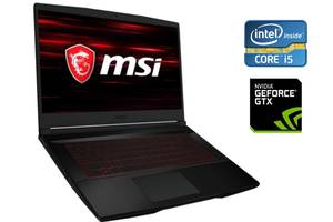 Игровой ноутбук MSI GF63 Thin 9SCX / 15.6" (1920x1080) IPS / Intel Core i5-9300H (4 (8) ядра по 2.4 - 4.1 GHz) / 16 G...