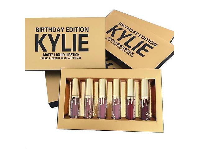 БЕСПЛАТНАЯ ДОСТАВКА ! Kylie Birthday Edition (Кайли Дженер) 6 в 1