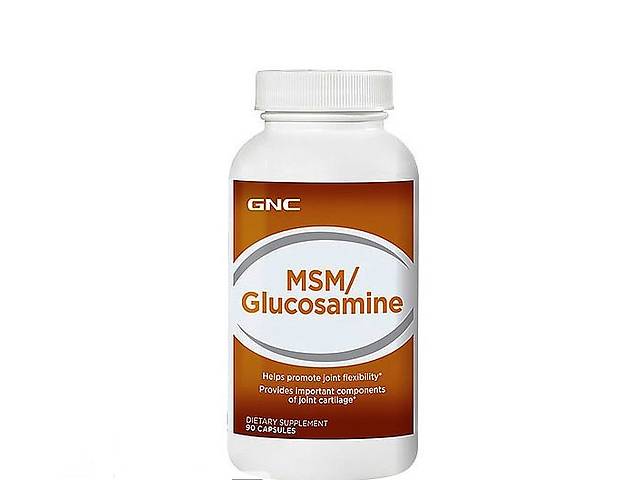 Для суставов и связок GNC MSM/Glucosamine 90 caps