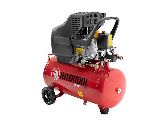 Компрессор масляный 24 л Intertool PT-0009