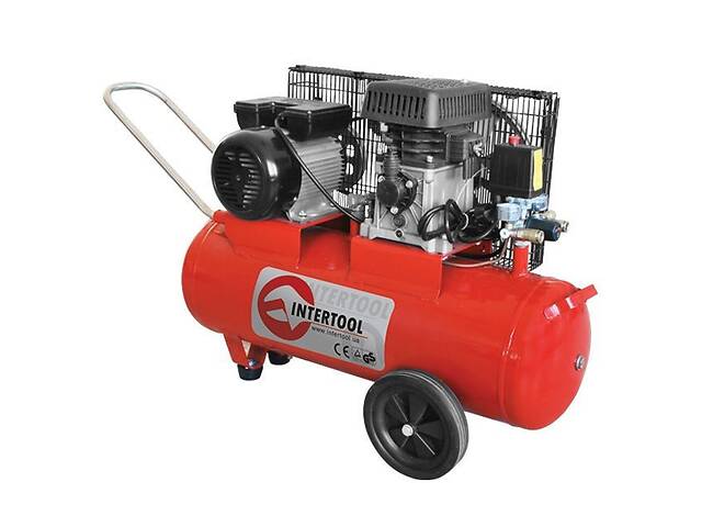 Компрессор ременной 50 л Intertool PT-0011