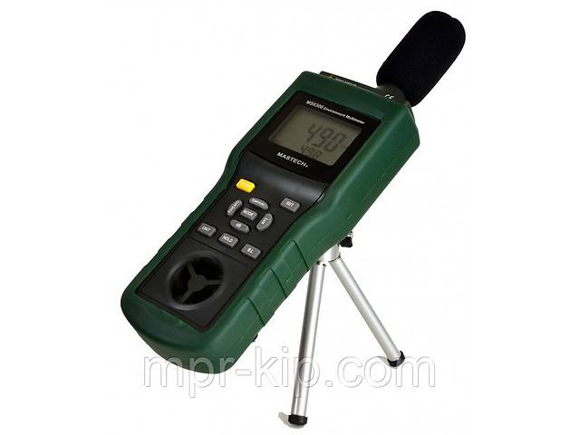 Mastech MS6300 5 в 1: шумомер, анемометр, термометр, люксметр и гигрометр