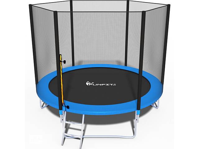Батут FunFit 312 см сетка и лесенка