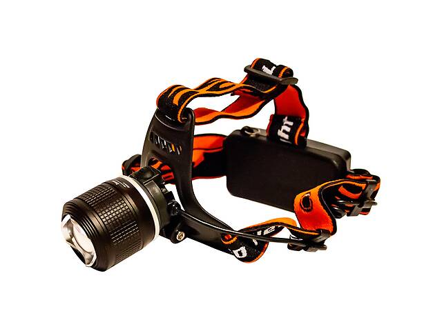 Фонарь налобный Police BL 2199 1 режим Orange/Black