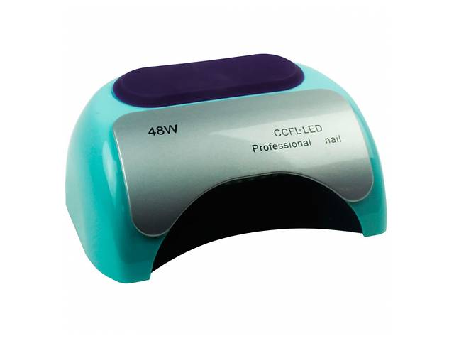Гибридная лампа для сушки и наращивания ногтей Professional Nail 48W CCFL+LED Blue/Silver