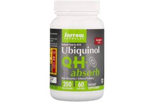 Коэнзим Jarrow Formulas Ubiquinol QH-Absorb 200 mg 60 Softgels