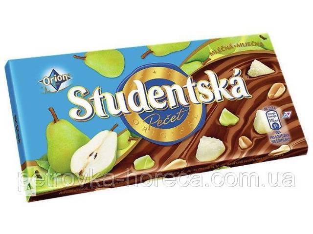 Шоколад Studentska Hruska