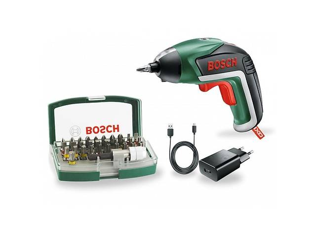 Отвертка аккумуляторная Bosch IXO V + bit set аккумуляторный