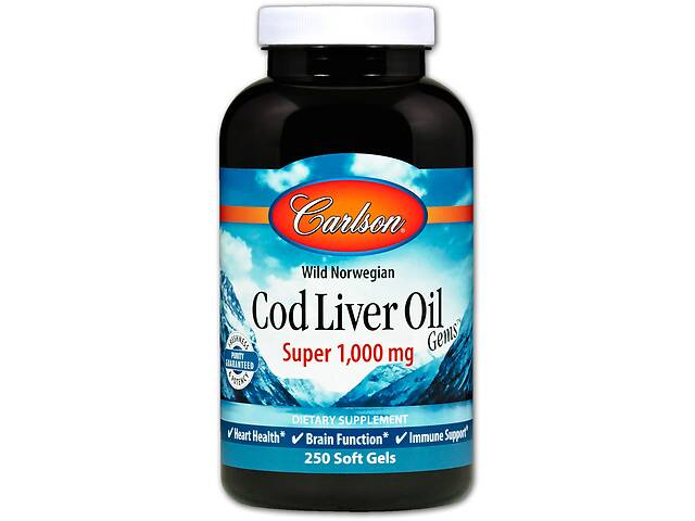 купить бу Рыбий жир из печени трески Carlson Labs Cod Liver Oil норвежский 1000 мг 250 капсул (1122) в Киеве купить бу Рыбий жир из печени трески Carlson Labs Cod Liver Oil норвежский 1000 мг 250 капсул (1122) в Киеве