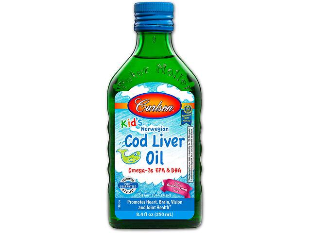 Рыбий жир из печени трески Carlson Labs для детей Cod Liver Oil Жвачка 250 мл (1213)- объявление о продаже в Киеве Рыбий жир из печени трески Carlson Labs для детей Cod Liver Oil Жвачка 250 мл (1213)- объявление о продаже в Киеве