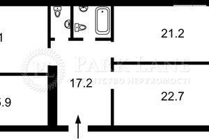 Продается 3-комнатная квартира 110 кв. м в Киеве