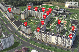 Продається 1-кімнатна квартира 41.24 кв. м у Чернігові