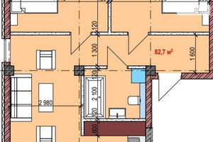 Продается 3-комнатная квартира 98 кв. м в Херсоне