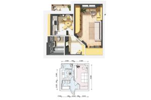 Продается 1-комнатная квартира 35 кв. м в Киево-Святошинске