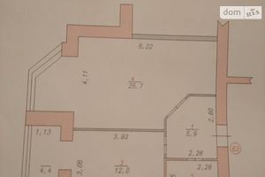 Продається 1-кімнатна квартира 52 кв. м у Хмельницькому