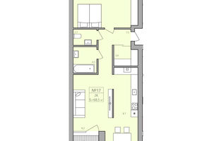 Продается 2-комнатная квартира 69.7 кв. м в Тернополе
