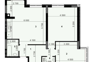 Продается 3-комнатная квартира 90.7 кв. м в Киево-Святошинске