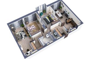 Продается 3-комнатная квартира 105.3 кв. м в Киеве