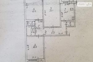 Продается 3-комнатная квартира 69 кв. м в Черкассах