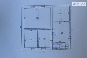 Продается одноэтажный дом 53 кв. м с камином
