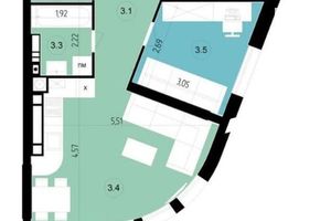 Продается 2-комнатная квартира 57 кв. м в Ужгороде